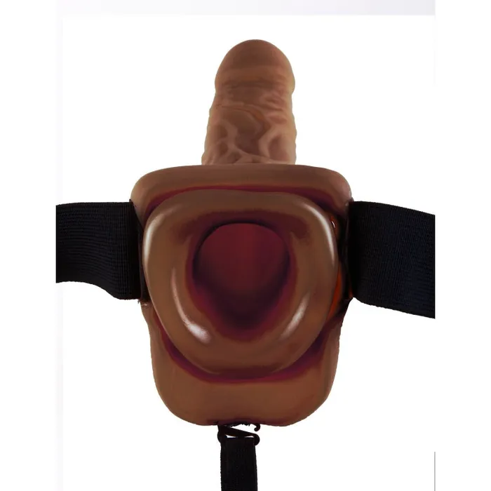 Fetish Fantasy Series 9Inch Hollow Strapon With Balls Brown Pipedream Female Sex Toys Fetish Fantasy Series 9Inch Hollow Strapon With Balls Brown Pipedream Female Sex Toys