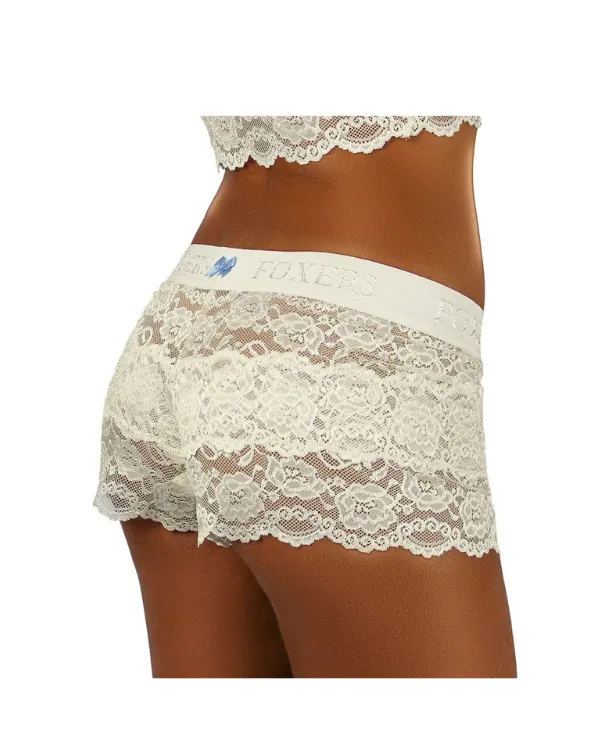 Foxers Lace Boxers by Foxers in Ivory Wedding w Ivory Band Female Sex Toys