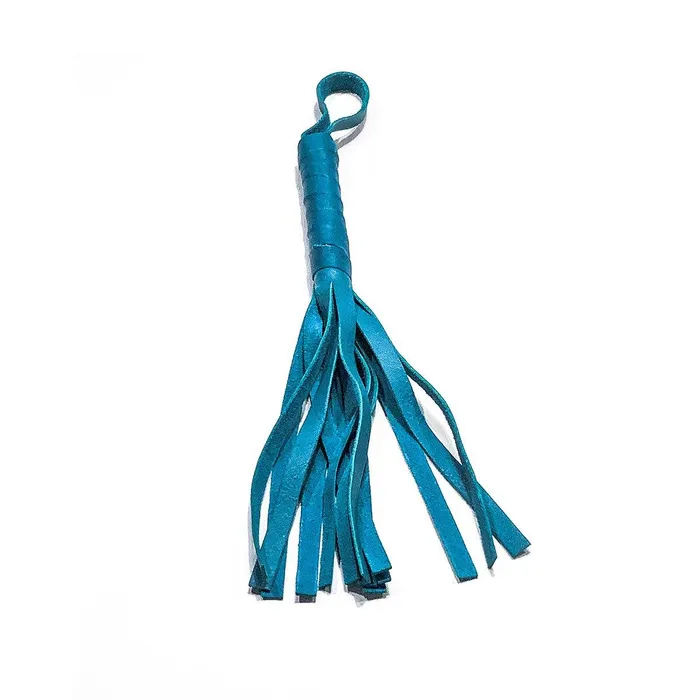 Foxtails Soft Flogger 12 Aqua Female Sex Toys