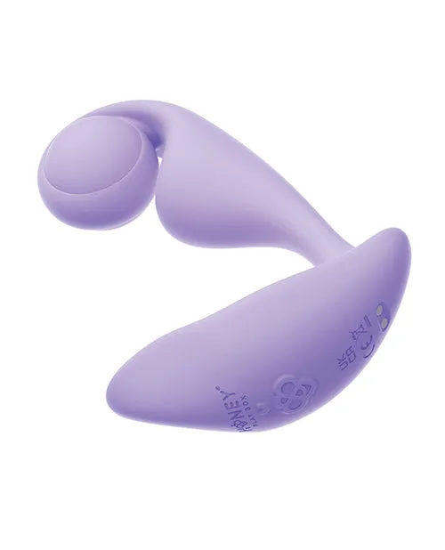 Honey Play Box Trill Wearable Single Ball Dual Vibrator Purple Vibrators