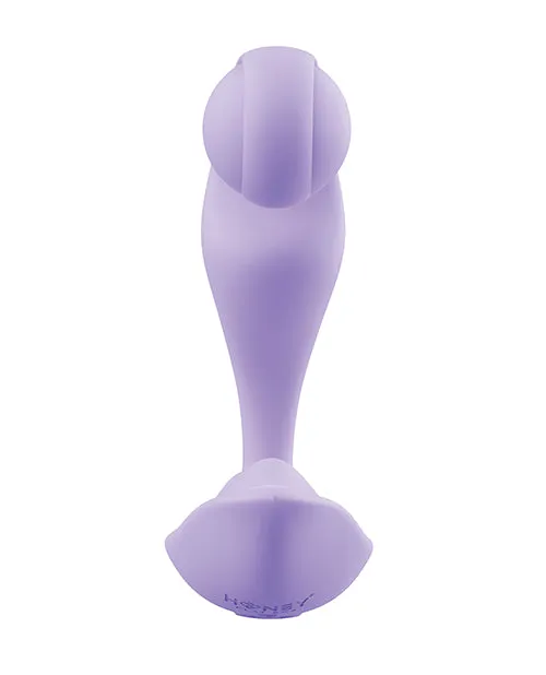 Honey Play Box Trill Wearable Single Ball Dual Vibrator Purple Vibrators