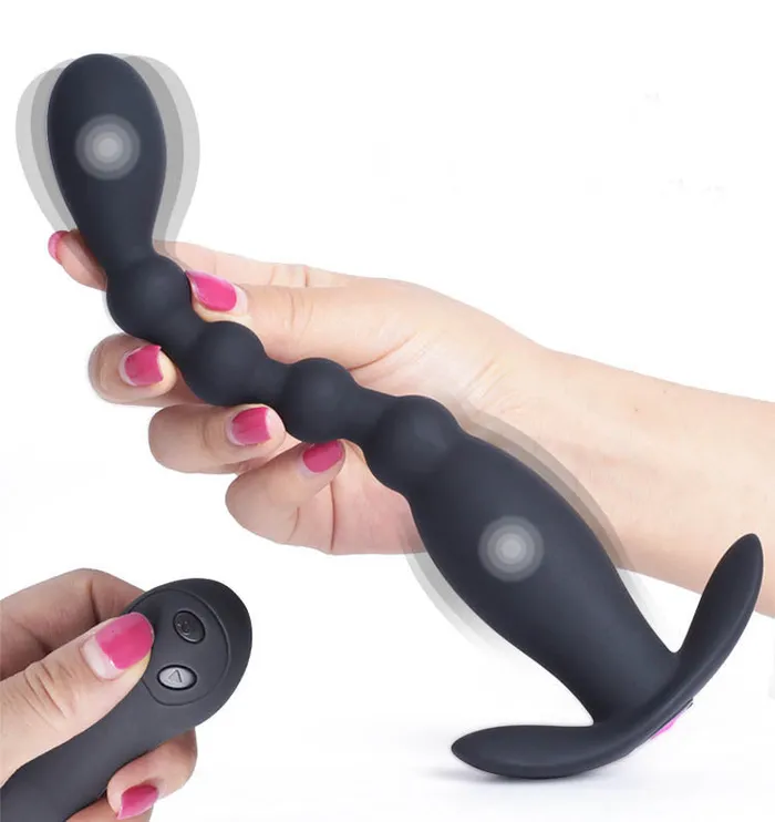 Honeysx Anal Pretty Waist Remote control vibration Anal Bead sex toys