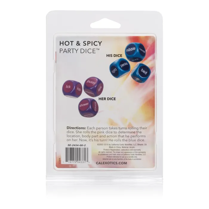 Hot and Spicy Dice Game CalExotics Games Hot and Spicy Dice Game CalExotics Games
