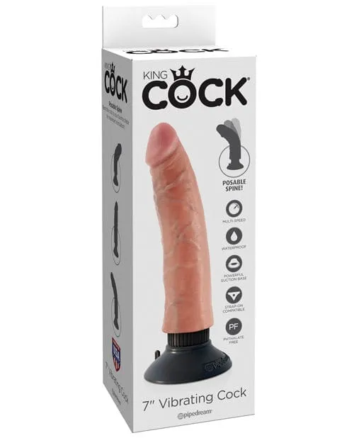 King Cock 7 Vibrating Cock Pipedream Products Dildos