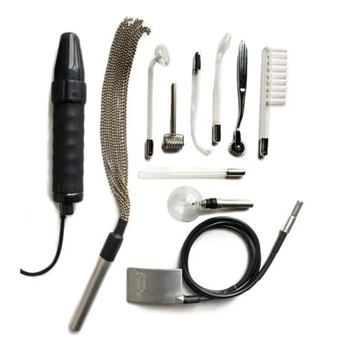 Kinklab Vibrators Agent Noir Neon Wand Kit