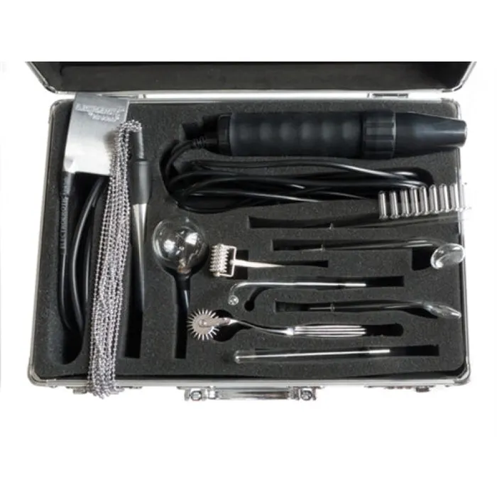 Kinklab Vibrators Agent Noir Neon Wand Kit Kinklab Vibrators Agent Noir Neon Wand Kit