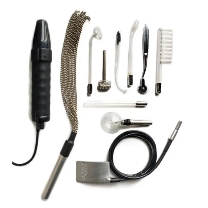 Kinklab Vibrators Agent Noir Neon Wand Kit Kinklab Vibrators Agent Noir Neon Wand Kit