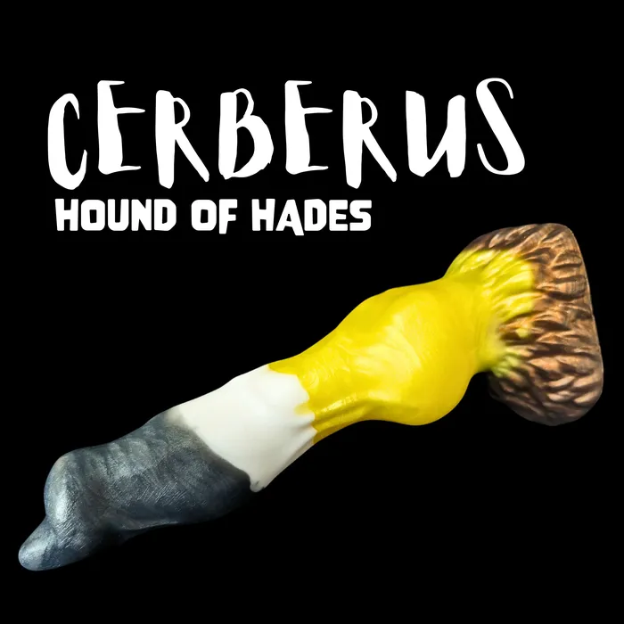 Kreature Adult Toys Premade Medium Cerberus Split Brown Yellow White Black Classic Firmness Anal Kreature Adult Toys Premade Medium Cerberus Split Brown Yellow White Black Classic Firmness Anal