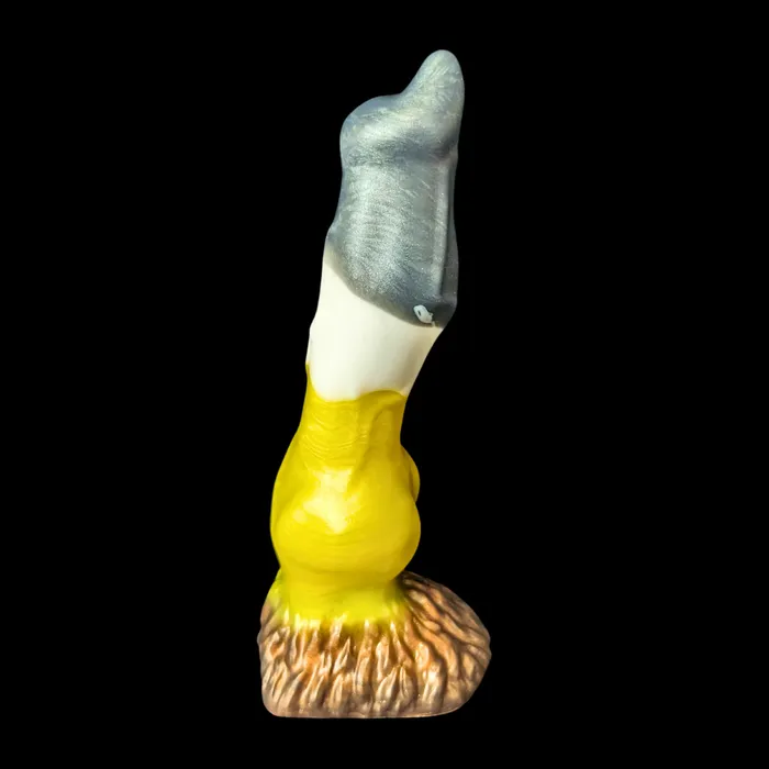 Kreature Adult Toys Premade Medium Cerberus Split Brown Yellow White Black Classic Firmness Anal