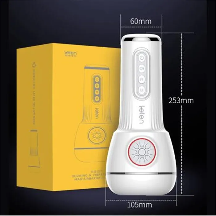 Leten IV Sucking Vibration Masturbation Cup LETEN Male Sex Toys
