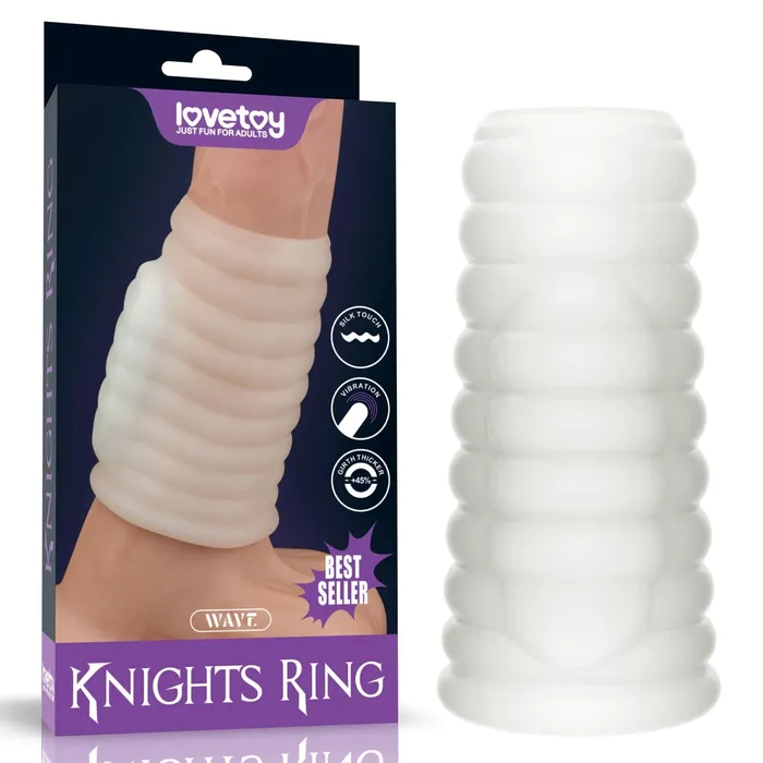 lovetoy Male Sex Toys Vibrating Wave Knights Ring Add 45 Girth