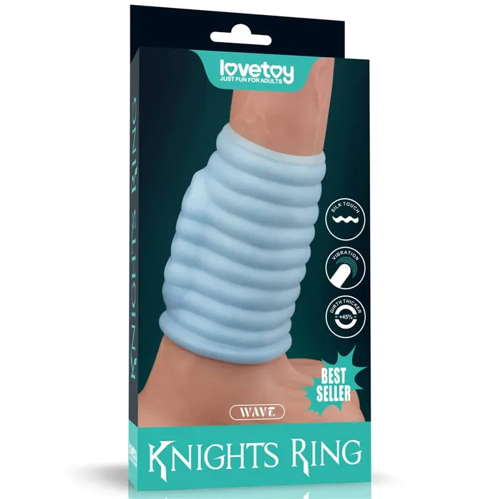 lovetoy Male Sex Toys Vibrating Wave Knights Ring Add 45 Girth