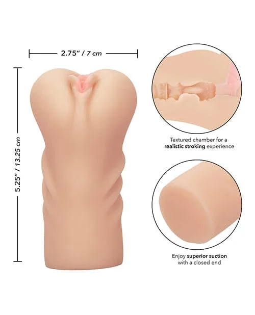 Male Sex Toys CalExotics Cheap Thrills The First Time Pussy Masturbator Ivory Male Sex Toys CalExotics Cheap Thrills The First Time Pussy Masturbator Ivory