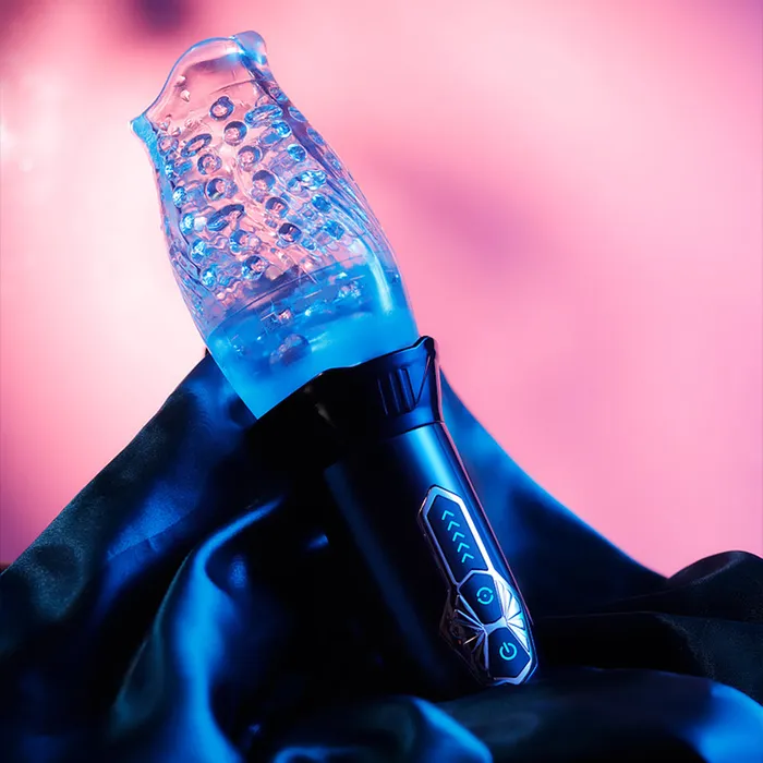 Male Sex Toys Touch Honey 360 Automatic Rotating Transparent Blowjob Masturbator Cup