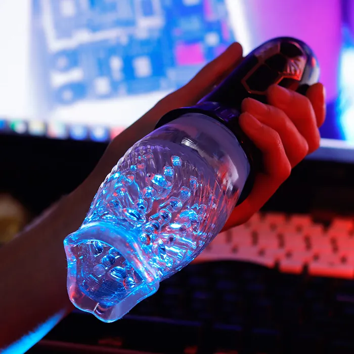 Male Sex Toys Touch Honey 360 Automatic Rotating Transparent Blowjob Masturbator Cup