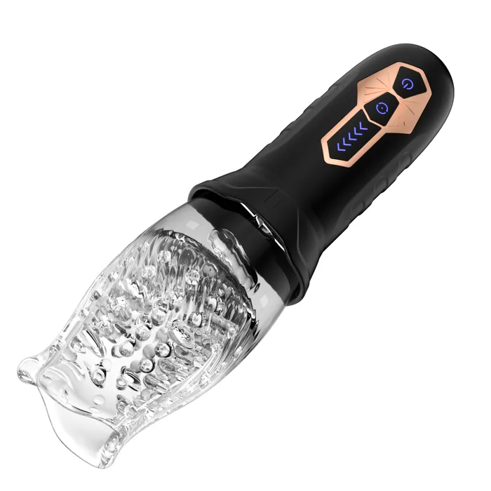 Male Sex Toys Touch Honey 360 Automatic Rotating Transparent Blowjob Masturbator Cup