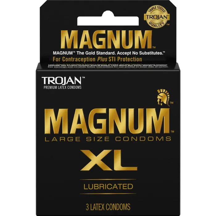 Male Sex Toys Trojan Condoms Trojan Magnum XL 3 Pack