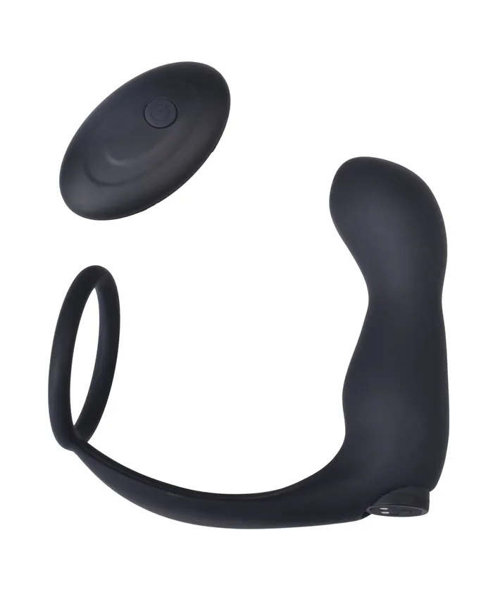 Nasstoys Male Sex Toys Assstation Contoured Anal Plug with Remote Black Nasstoys Male Sex Toys Assstation Contoured Anal Plug with Remote Black
