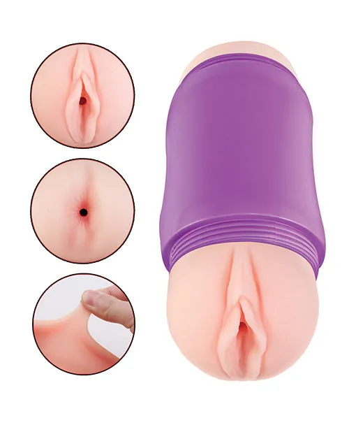 Nasstoys Male Sex Toys Delite Two Ways Vagina Ass Masturbator White Nasstoys Male Sex Toys Delite Two Ways Vagina Ass Masturbator White