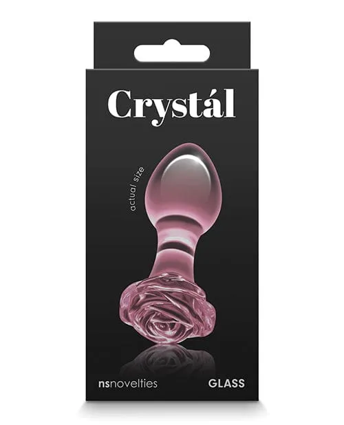 NS Novelties Anal Crystal Rose Butt Plug NS Novelties Anal Crystal Rose Butt Plug