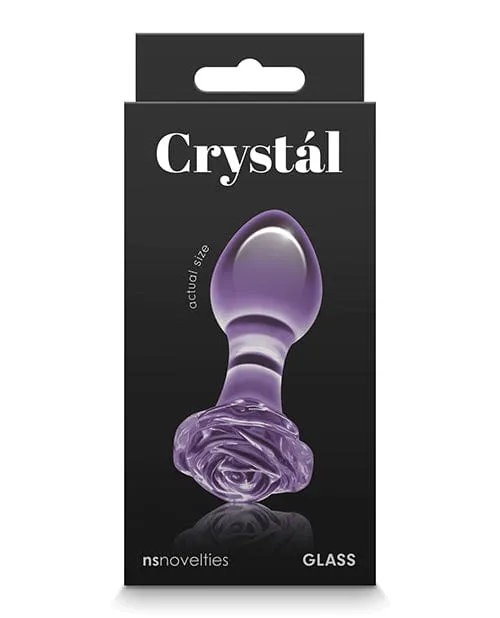 NS Novelties Anal Crystal Rose Butt Plug NS Novelties Anal Crystal Rose Butt Plug