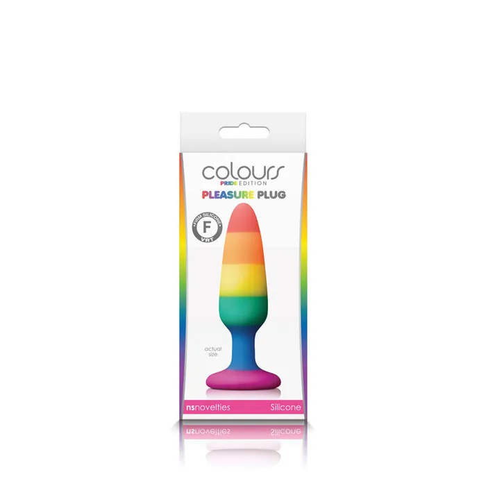 nsnovelties Female Sex Toys Colours Pride Edition Pleasure Plug Small Rainbow nsnovelties Female Sex Toys Colours Pride Edition Pleasure Plug Small Rainbow