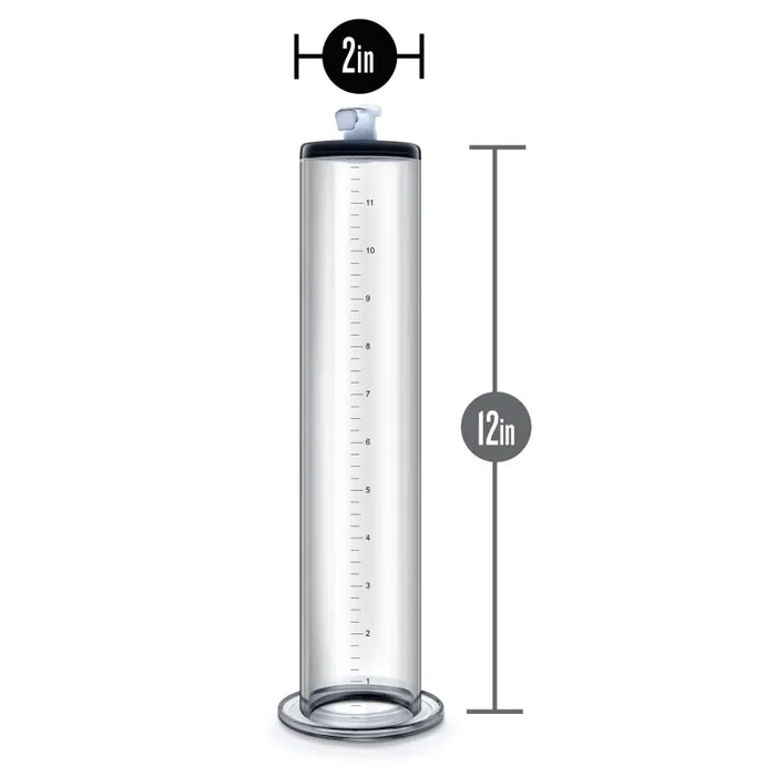 Performance 12 Inch X 2 Inch Penis Pump Cylinder Clear Blush Novelties Anal Performance 12 Inch X 2 Inch Penis Pump Cylinder Clear Blush Novelties Anal