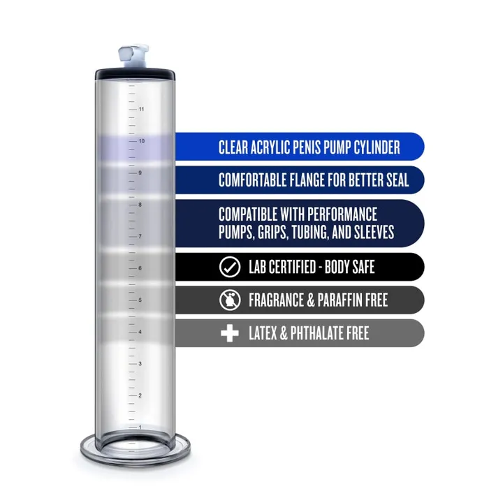 Performance 12 Inch X 2 Inch Penis Pump Cylinder Clear Blush Novelties Anal Performance 12 Inch X 2 Inch Penis Pump Cylinder Clear Blush Novelties Anal