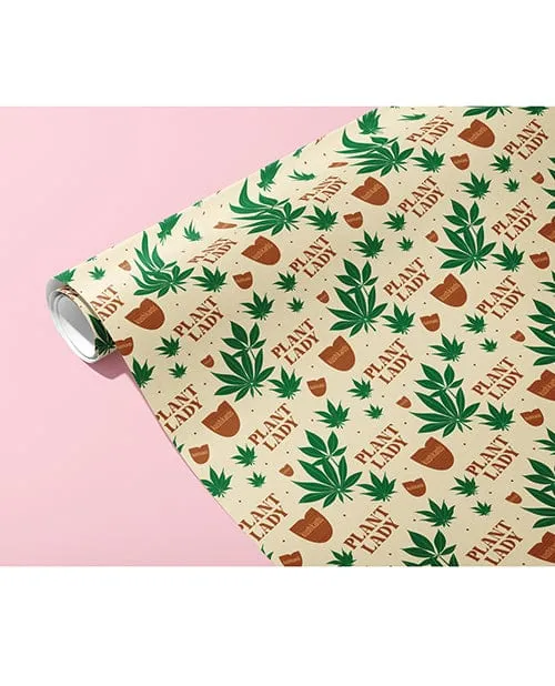 Plant Lady Naughty Wrapping Paper Kush Kards Vibrators