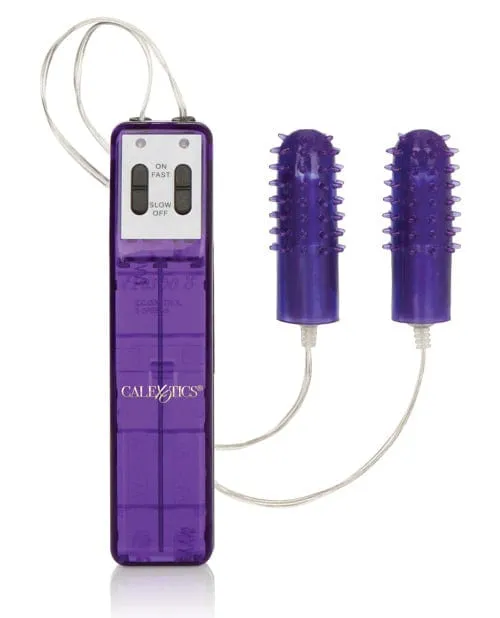 Pocket Exotics Turbo 8 Accelerator Double Bullets Purple CalExotics Vibrators Pocket Exotics Turbo 8 Accelerator Double Bullets Purple CalExotics Vibrators