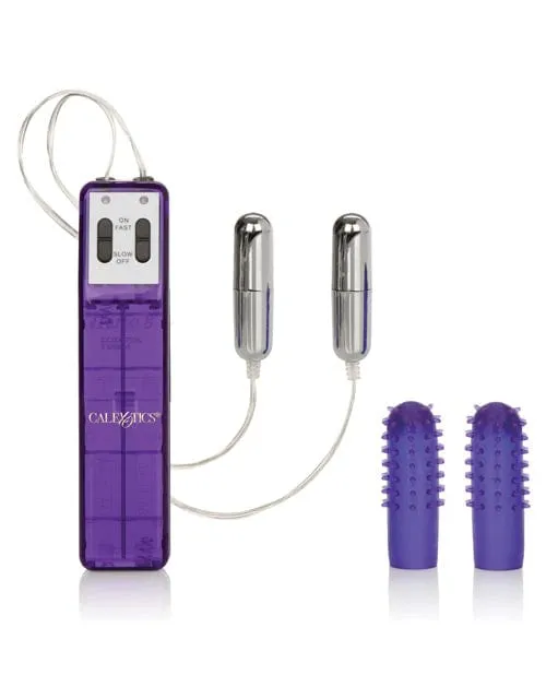 Pocket Exotics Turbo 8 Accelerator Double Bullets Purple CalExotics Vibrators Pocket Exotics Turbo 8 Accelerator Double Bullets Purple CalExotics Vibrators