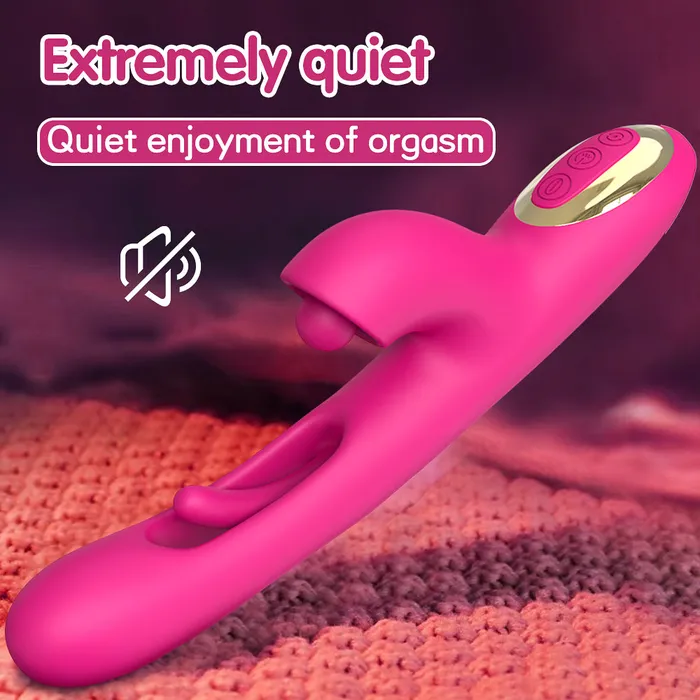 Popper Spinning Clit Teaser and Tapping GSpot Vibrator Touch Honey Vibrators