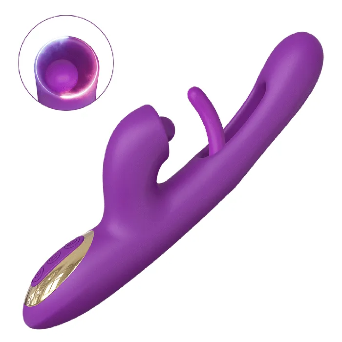 Popper Spinning Clit Teaser and Tapping GSpot Vibrator Touch Honey Vibrators
