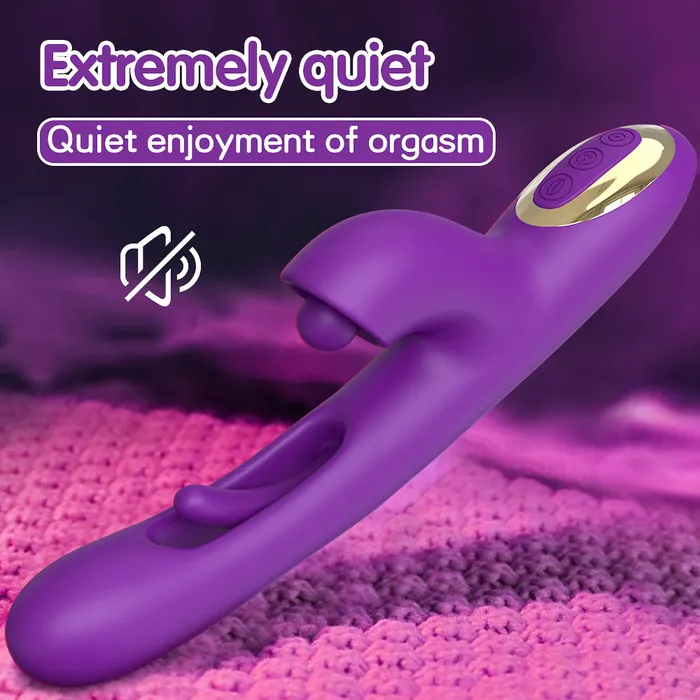 Popper Spinning Clit Teaser and Tapping GSpot Vibrator Touch Honey Vibrators