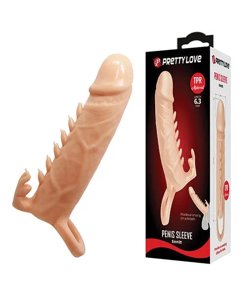 Pretty Love Emmitt 63 Inch Penis Sleeve Ivory Pretty Love Male Sex Toys