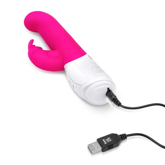 Rabbit Essentials Female Sex Toys Come Hither Curved Tip Rabbit Vibrator