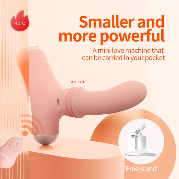 ROOMFUN Male Sex Toys 2024 New arrival ROOMFUN Strong Shock Heated Vibrators with APP control Sexy Rotating Masturbator for women