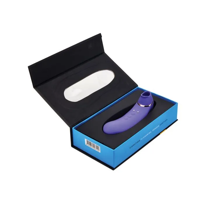Sensuelle Trinitii Tongue Vibe in Ultra Violet Nu Sensuelle Vibrators