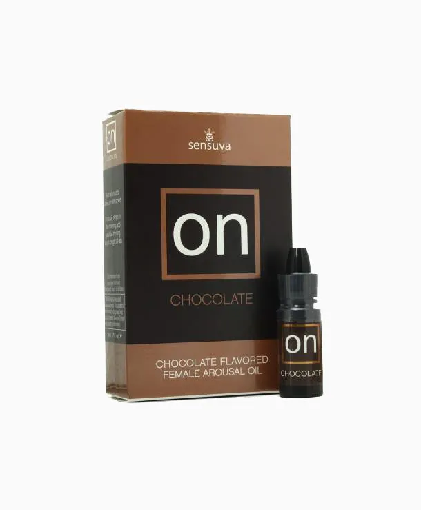 Sensuva Female Sex Toys Chocolate Warming Arousal Oil On by Sensuva