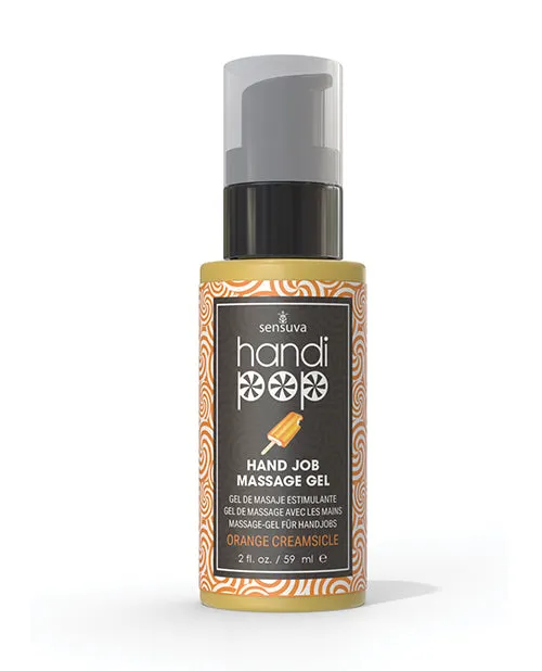 Sensuva Valencia Naturals Enhancers Handipop Hand Job Massage Gel 2 oz Bottle Orange Creamsicle Sensuva Valencia Naturals Enhancers Handipop Hand Job Massage Gel 2 oz Bottle Orange Creamsicle
