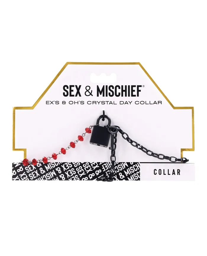 Sex Mischief Anal Sex Mischief Exs Ohs Crystal Day Collar RedBlack