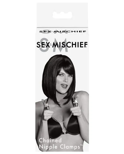 Sex Mischief Chained Nipple Clamps Sex Mischief Couples
