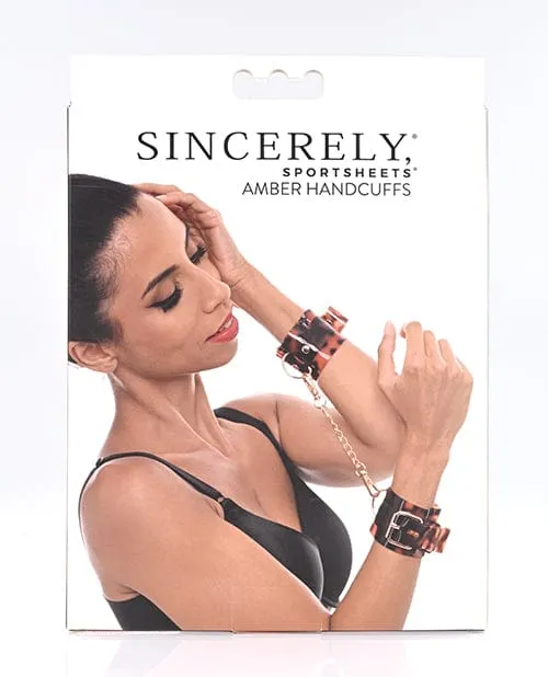 Sincerely Amber Hand Cuffs Sportsheets International Couples Sincerely Amber Hand Cuffs Sportsheets International Couples