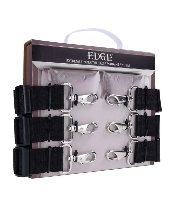 Sportsheets International Anal Edge Extreme Under the Bed Restraint System Black