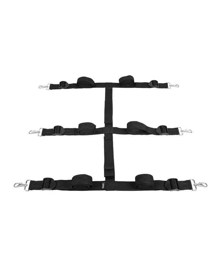 Sportsheets International Anal Edge Extreme Under the Bed Restraint System Black Sportsheets International Anal Edge Extreme Under the Bed Restraint System Black