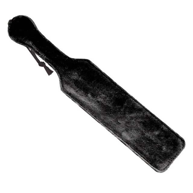 Sportsheets This Spanking Paddle Offers Two Sensations Leather Fur Restraints
