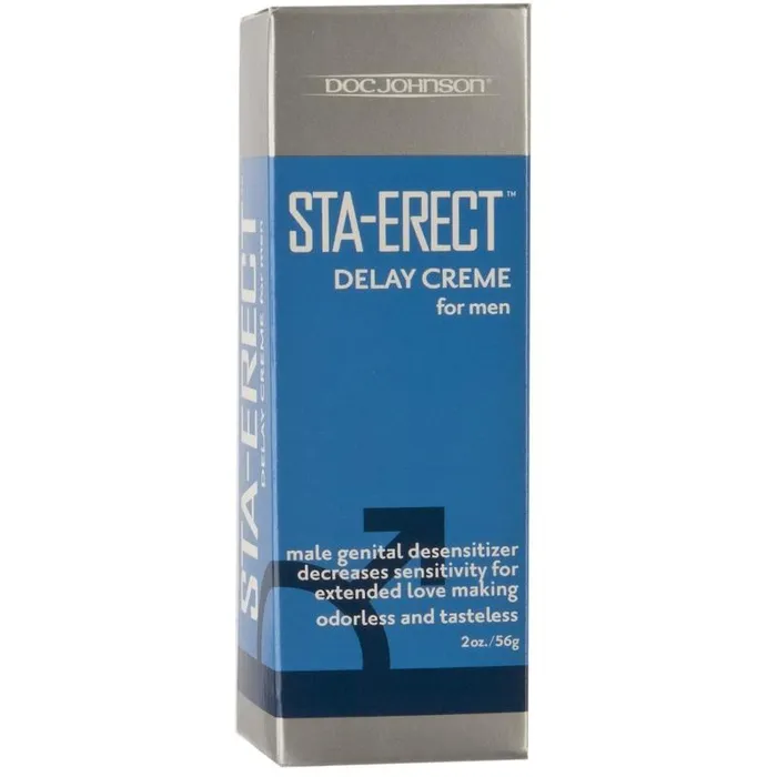 StaErect Delay Cream for Men 2 Oz Boxed Doc Johnson Female Sex Toys