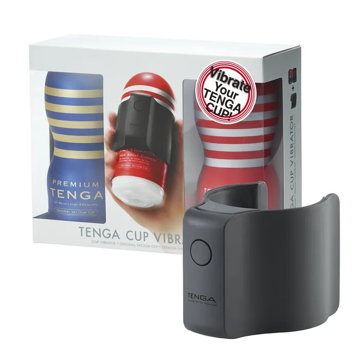 TENGA Female Sex Toys CUP VIBRATOR Premium Limited Edition
