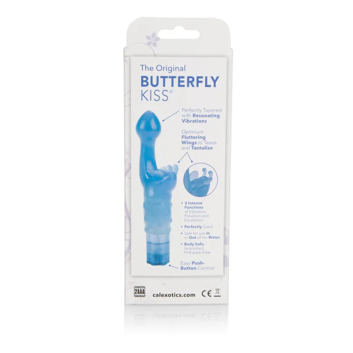The Original Butterfly Kiss Blue CalExotics Vibrators The Original Butterfly Kiss Blue CalExotics Vibrators