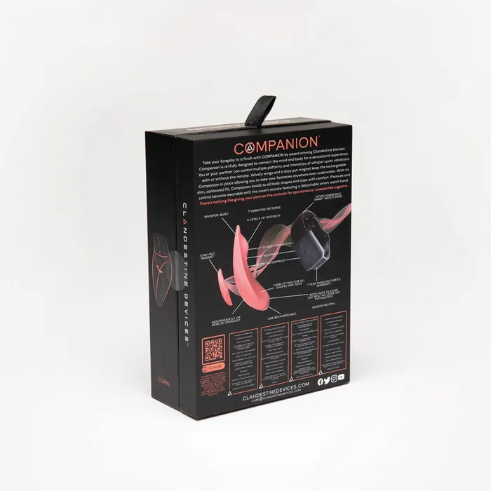 The Pleasure Parlor Couples Companion Wearable Remote Controlled Vibrator